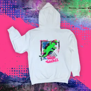 1989's Gecko Graffiti White Hoodie