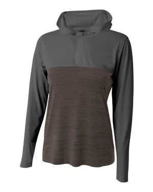 A4 NW4013 The Slate Quarter Zip - Graphite