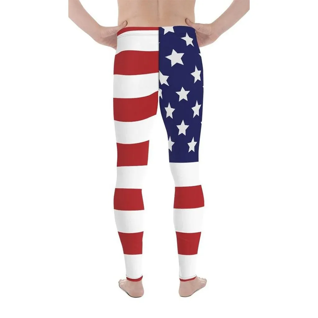 American Flag Men's Leggings