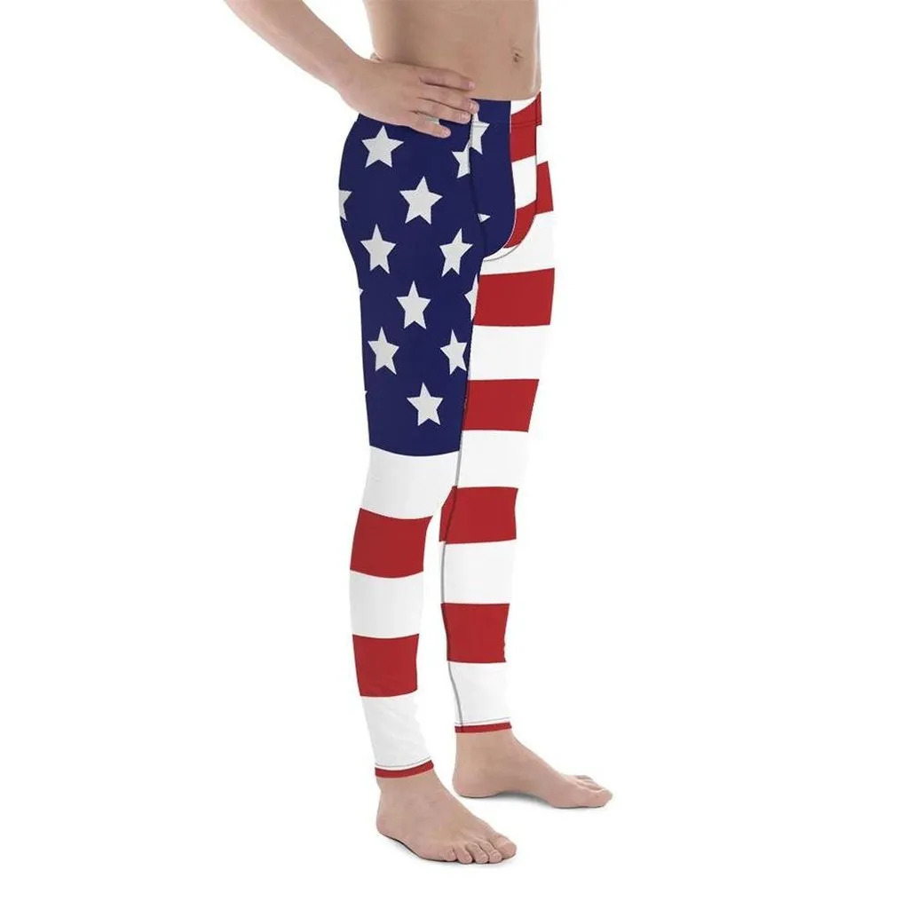 American Flag Men's Leggings