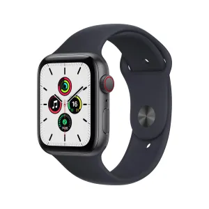 Apple Watch SE GPS   Cellular, 44mm Space Grey Aluminium Case with Midnight Sport Band - Regular