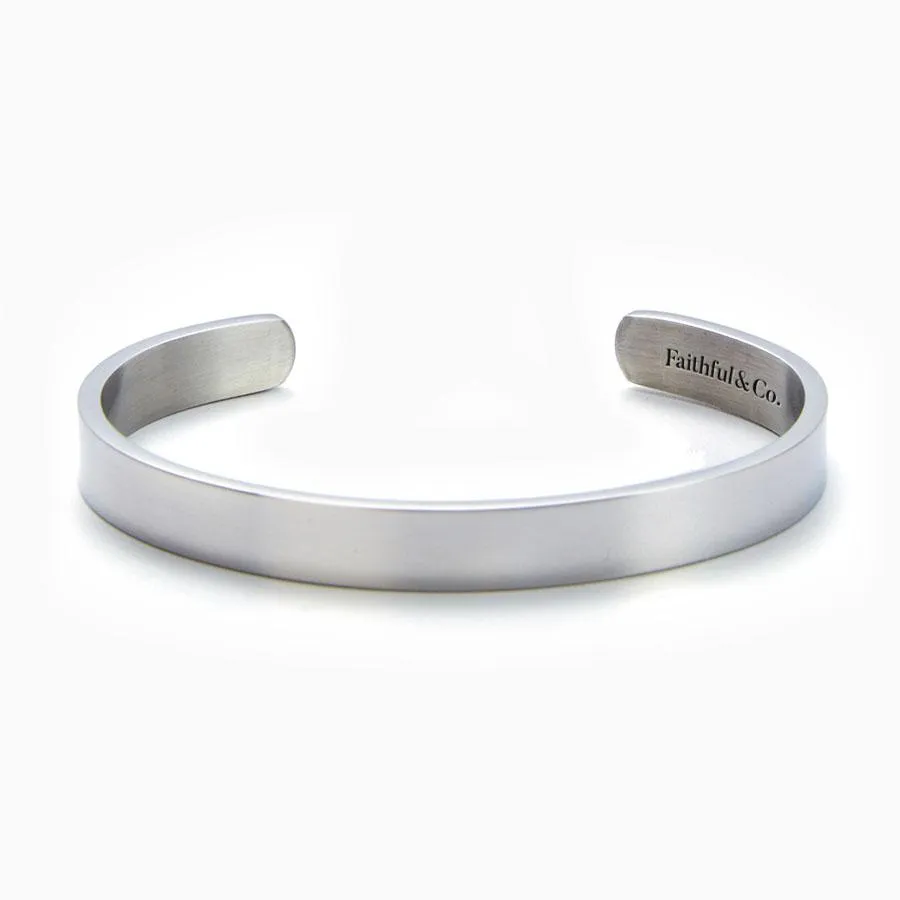 Be Still And Know that I Am God External Personalizable Cuff Bracelet