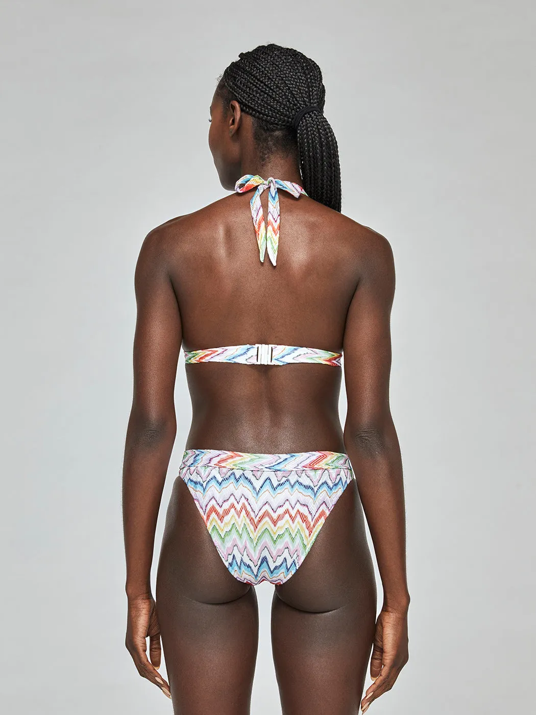 Bikini - Chevron Multi Zig Zag Stampa Chevron