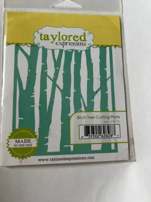 Birch tree cut plate die by taylored expressions