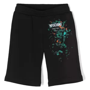 Black Logo Shorts