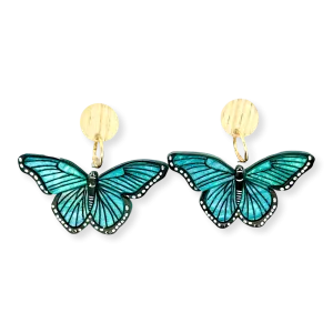 Blue Butterfly - Earrings.