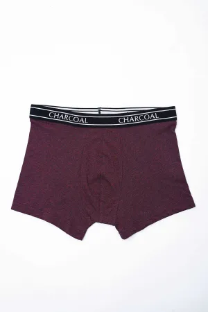 BOXER SHORTS PLAIN MAROON