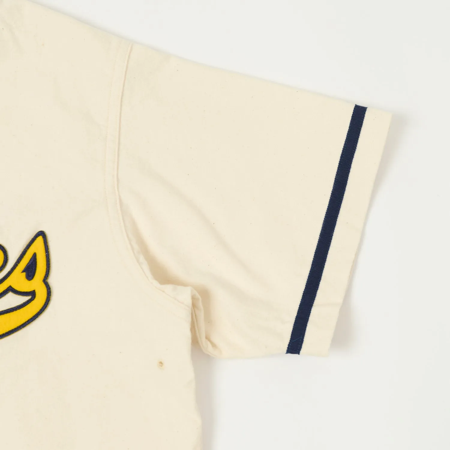 Buzz Rickson's 'Great Lakes' Baseball Shirt - White