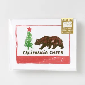 California Cheer - Risograph Card Set