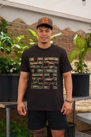 CAMO COLLAGE WOODLAND T-SHIRT (ALL SALES FINAL)