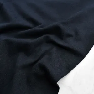 Classic Fine Cotton Ribbing Navy