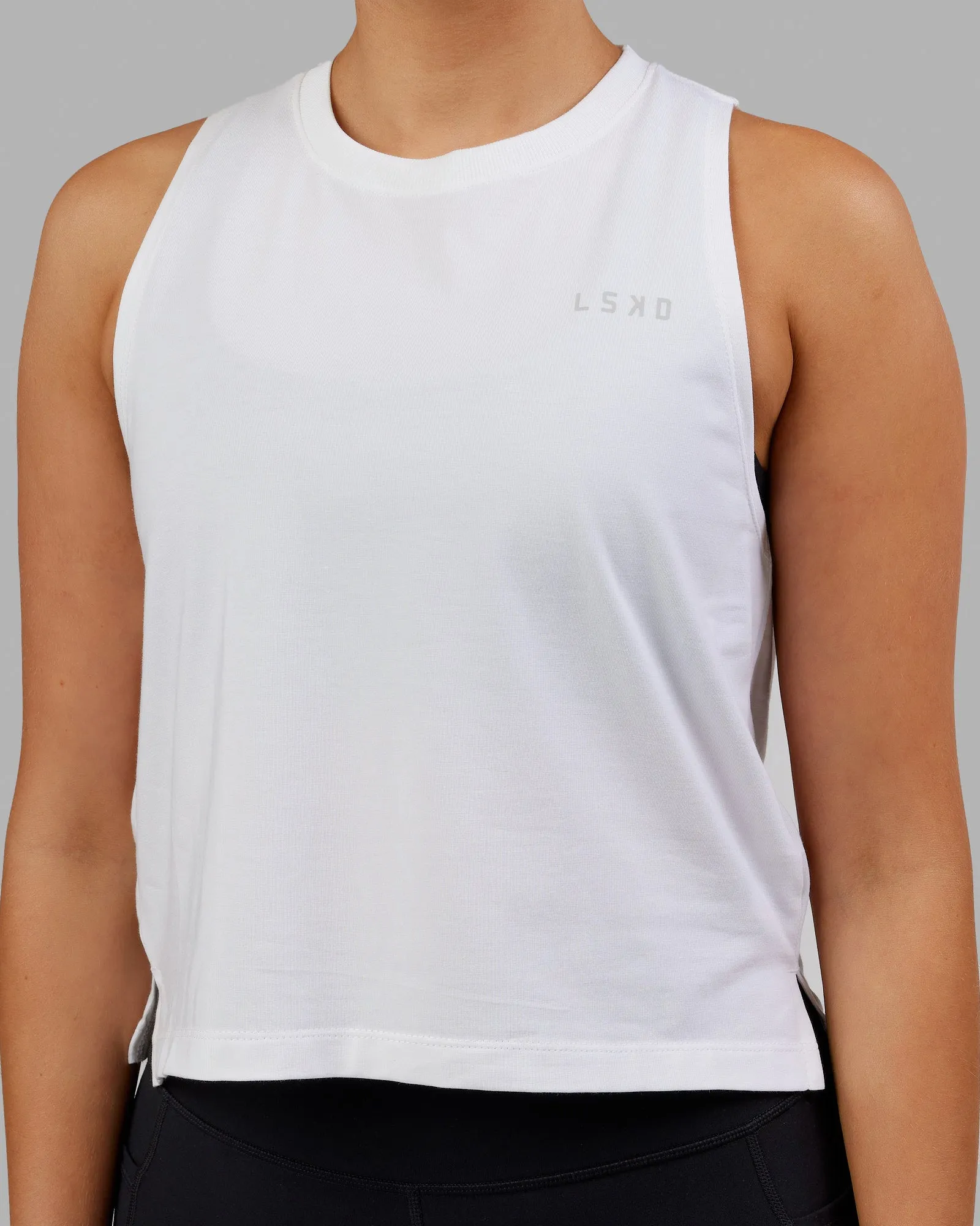 Deluxe PimaFLX Tank - White