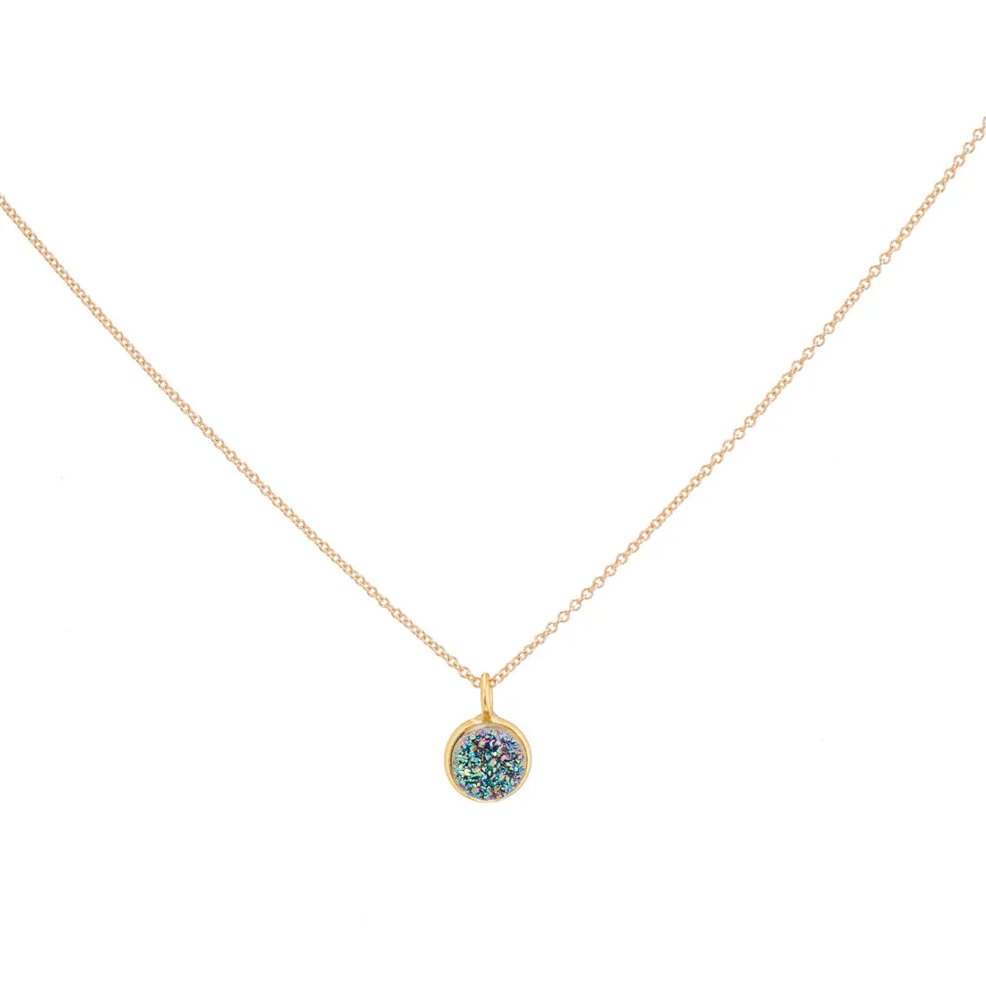 Druzy ROUND SPS NECKLACE - Small