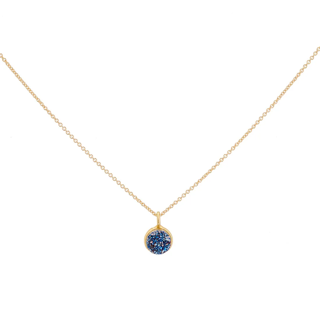 Druzy ROUND SPS NECKLACE - Small