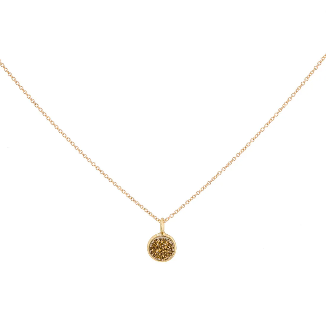 Druzy ROUND SPS NECKLACE - Small