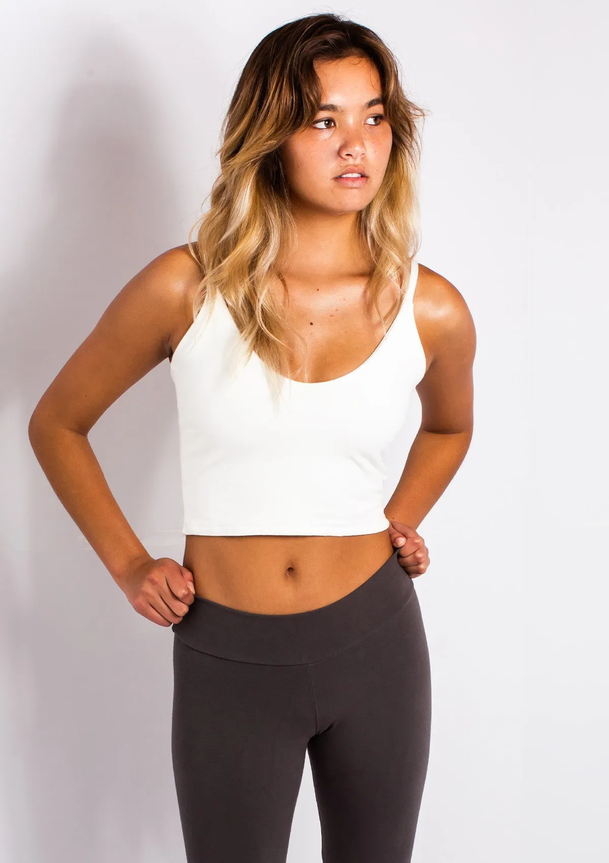 EcoFlex Organic Cotton Kaia Cami Crop Top