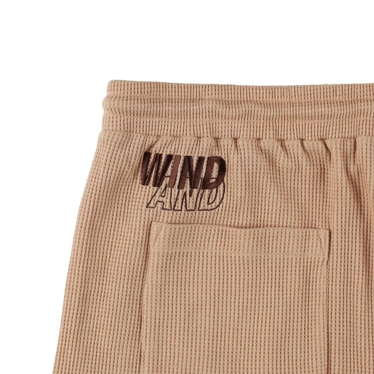 ES_WAFFLE SHORT PANT / SAND