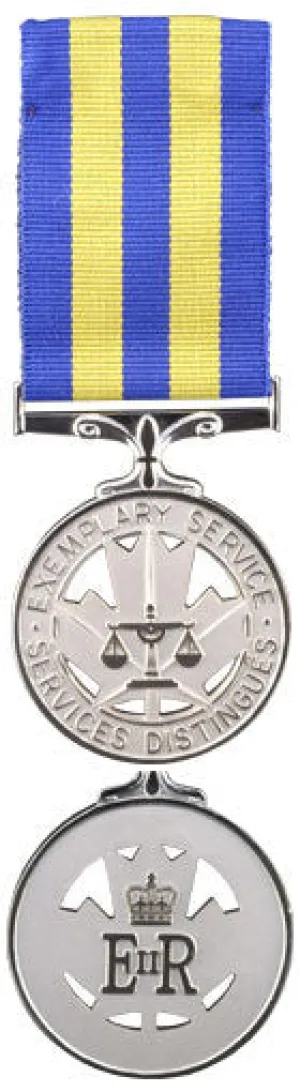 Exemplary Police Service Medal Miniature