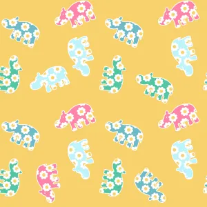 Fancy Flower Hippos - Sunny Side Up Collection