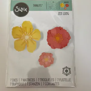 Floral blossom die set by Sizzix