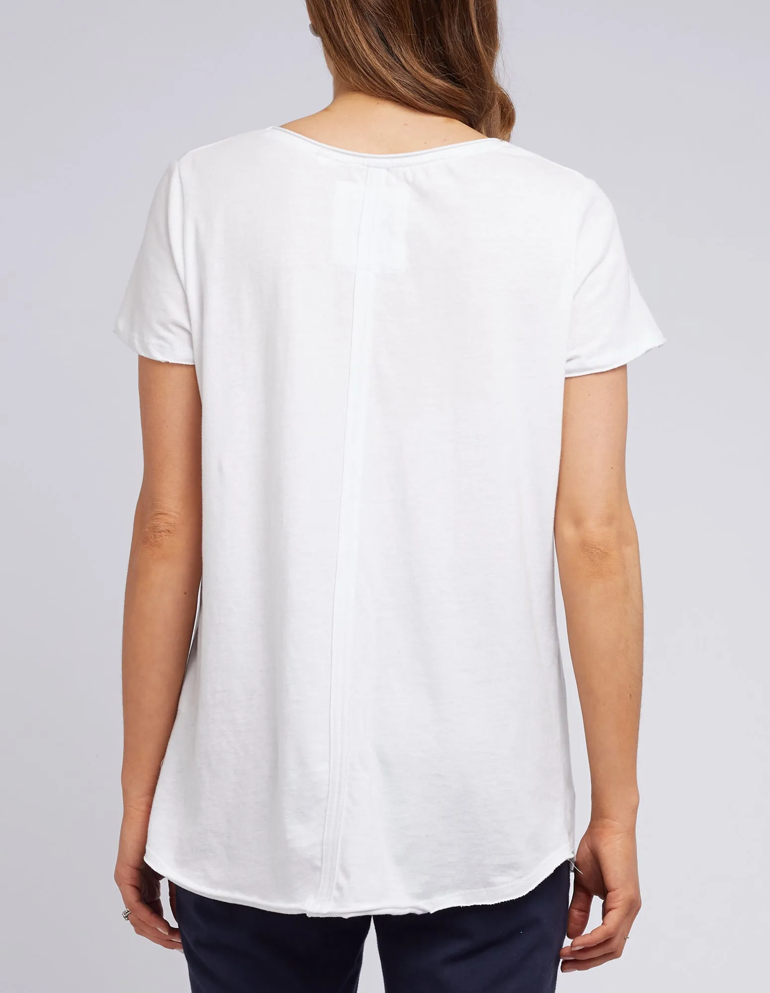 Fundamental Vee Tee White