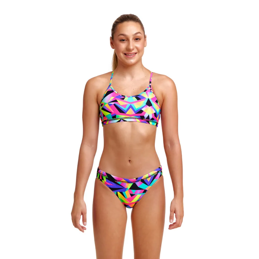 Funkita Girls Racerback Two Piece FS02G - Crystal Eyes