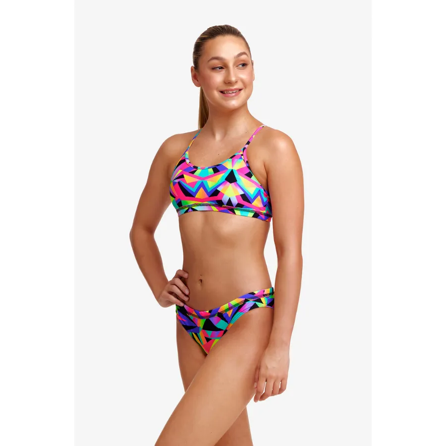 Funkita Girls Racerback Two Piece FS02G - Crystal Eyes