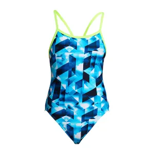 Funkita Girls Single Strap One Piece FS16G - Hidden Depths