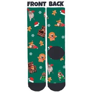 Furballs Inc. Holiday Crew Socks