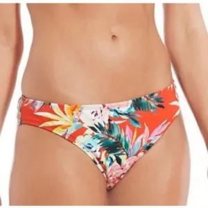 Gibson Latimer Floral Print Swim Bikini Bottoms