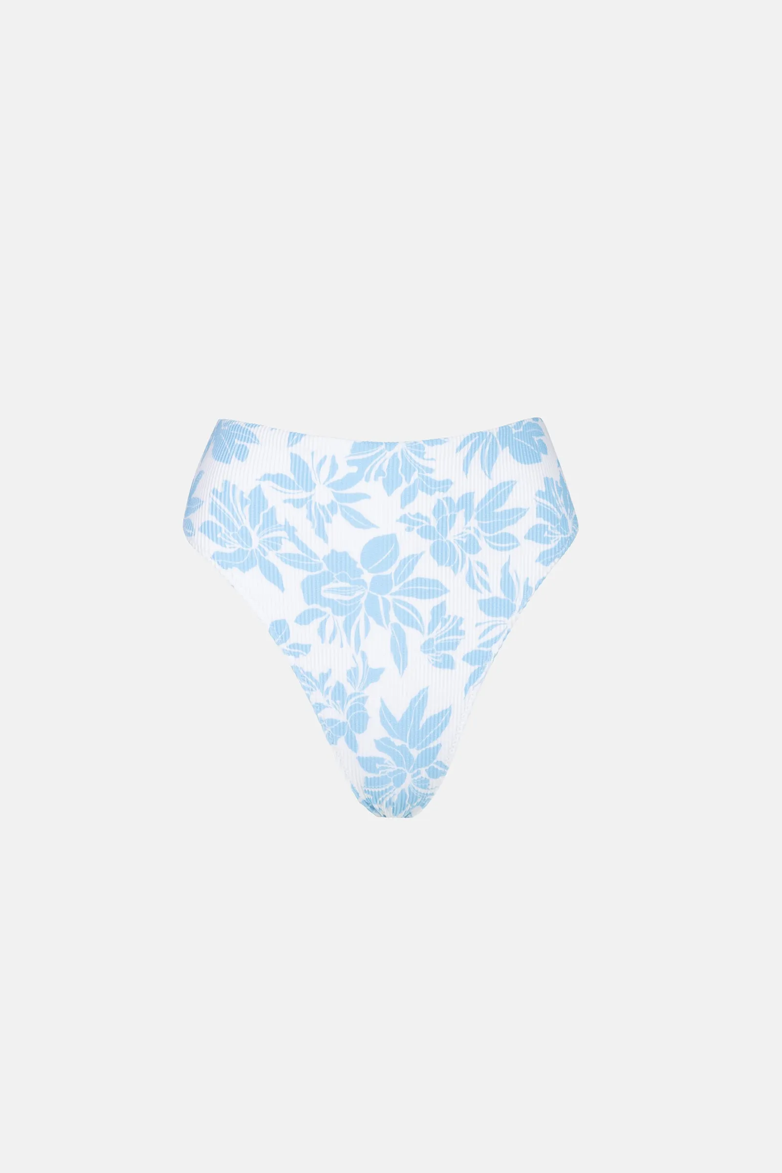 Grace Floral Hi Waist Pant Blue