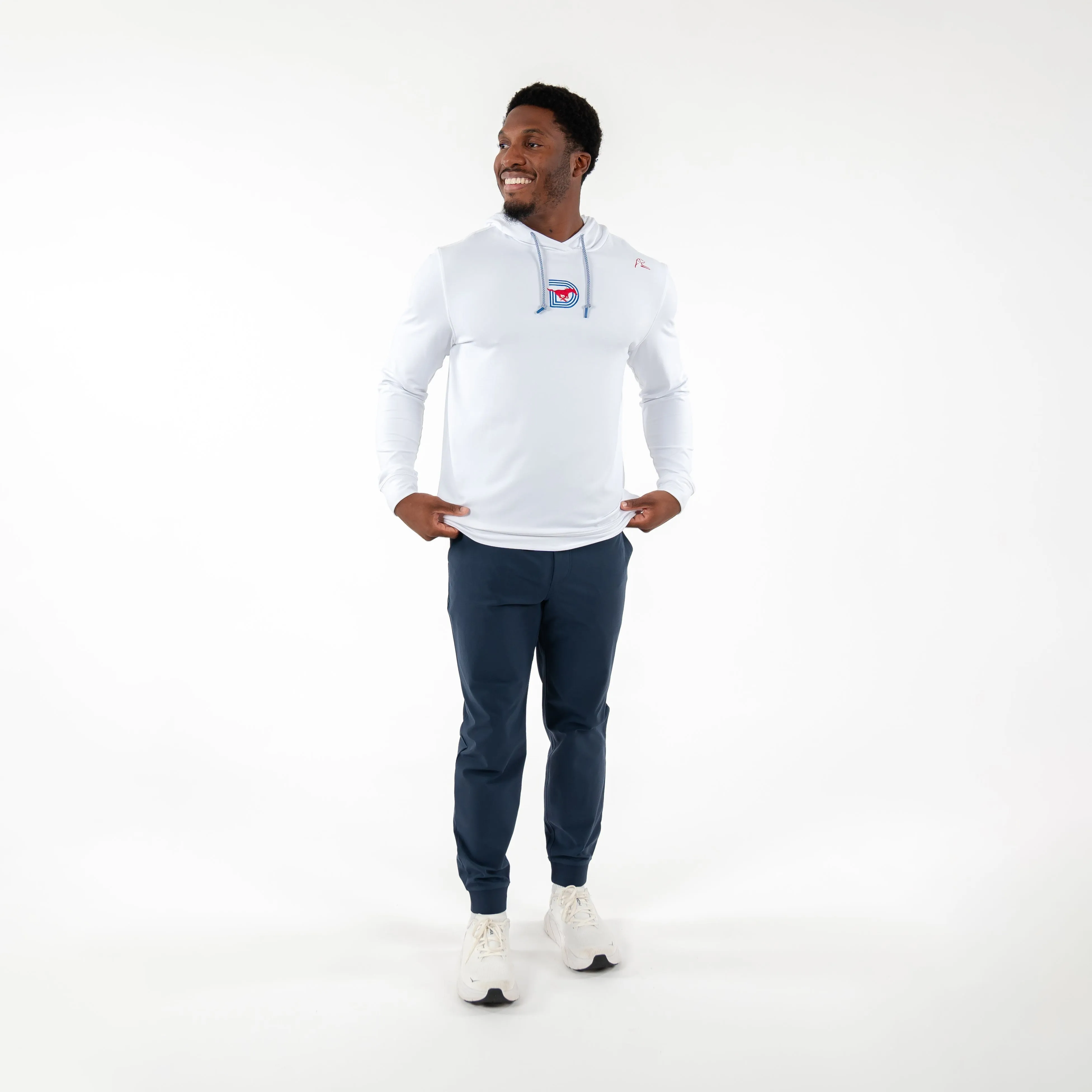 Hesi Collegiate Hoodie - SMU | Solid - White - SMU - 1