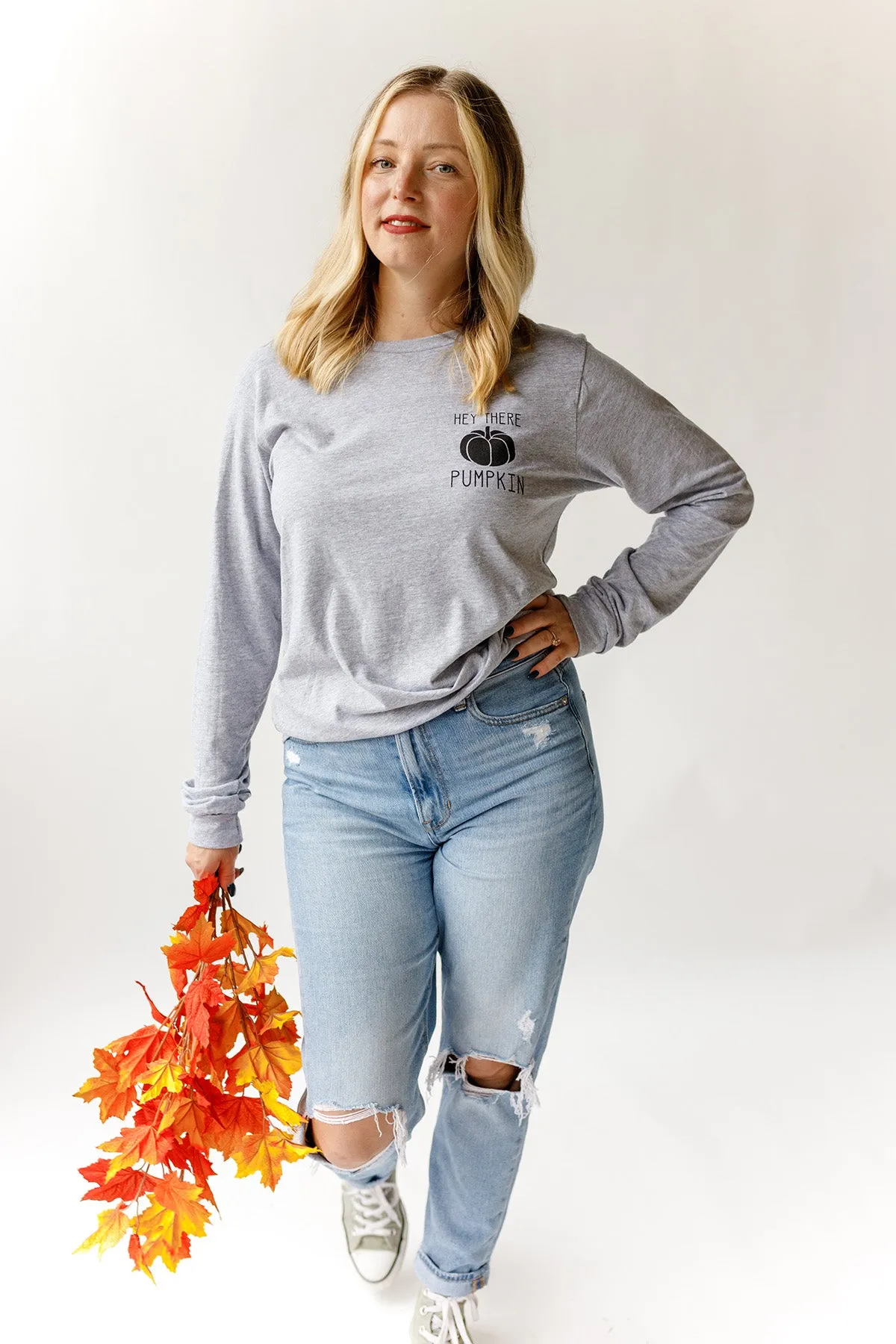 Hey There Pumpkin Long Sleeved Tee