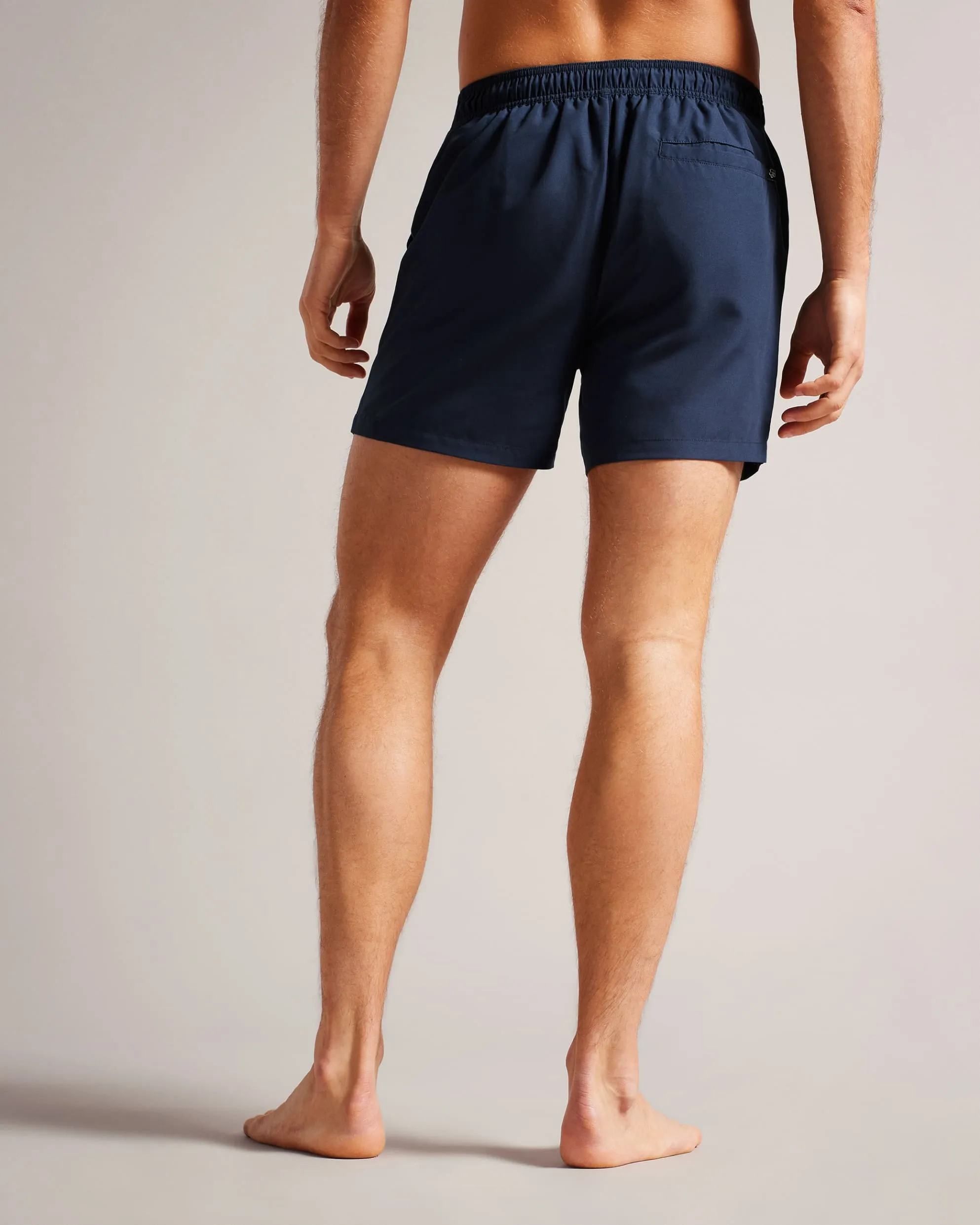 Hiltree Plain SwimShorts Navy