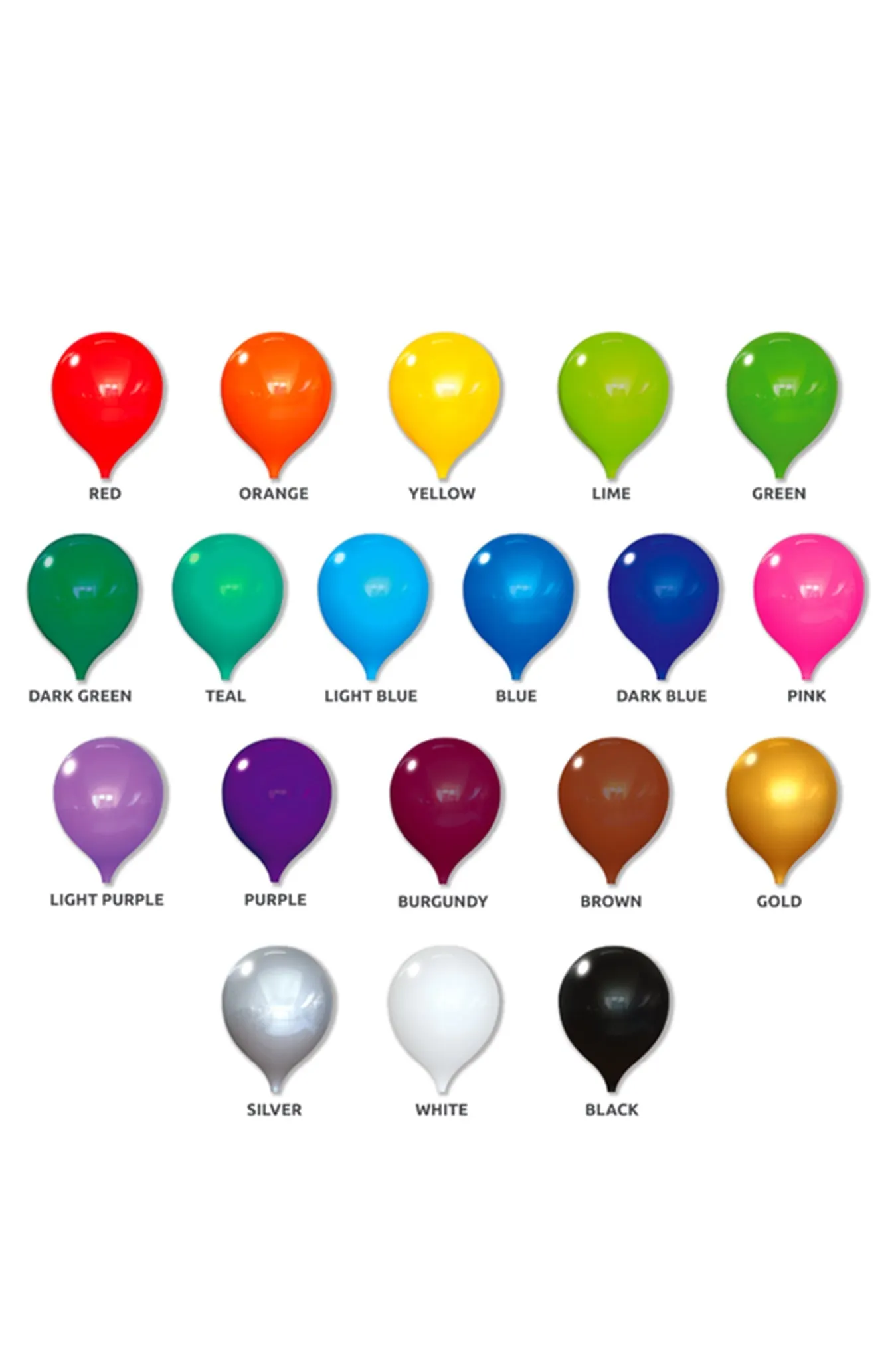 Indoor 3 Balloon Table Top Kit