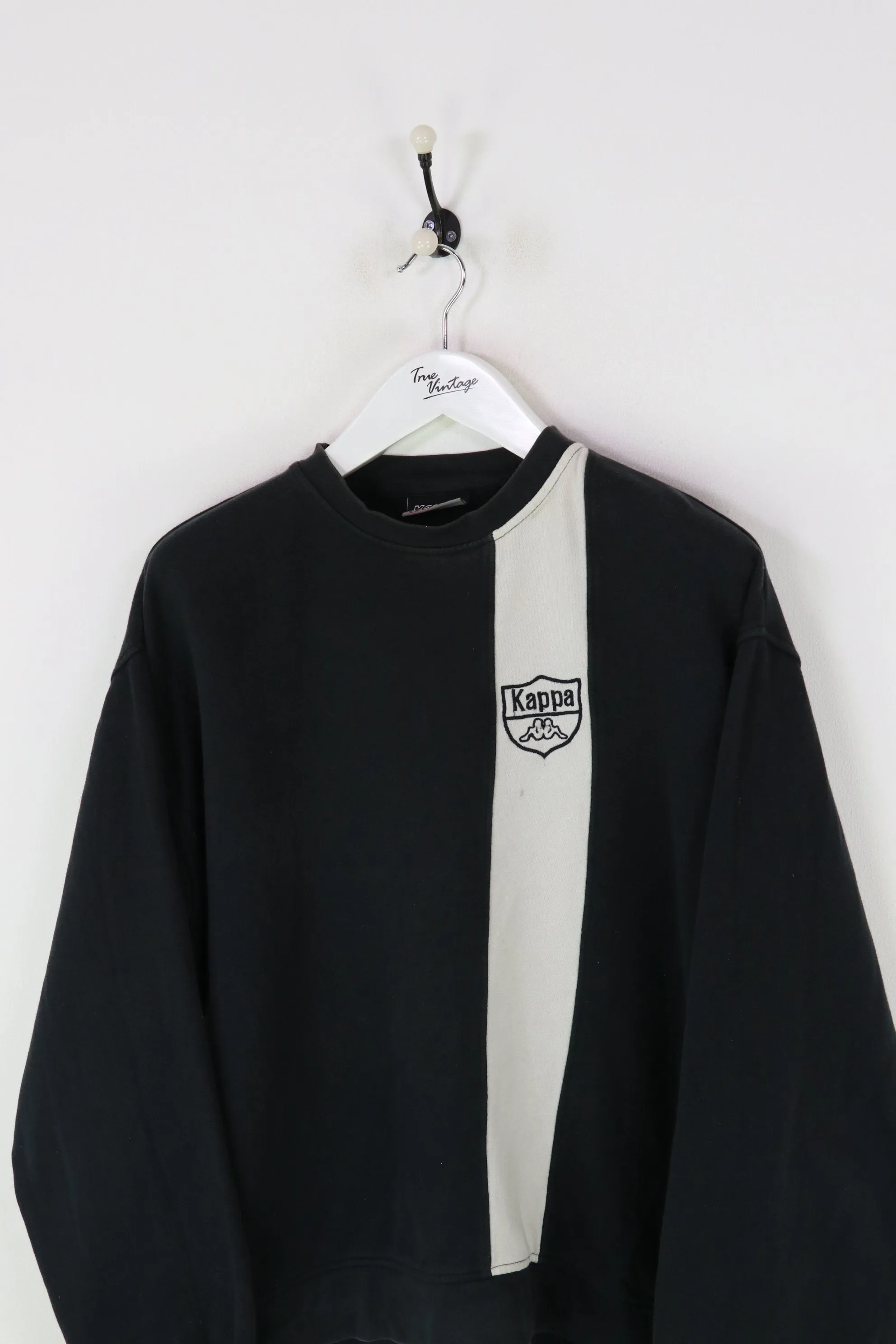 Kappa Sweatshirt Black/White XL