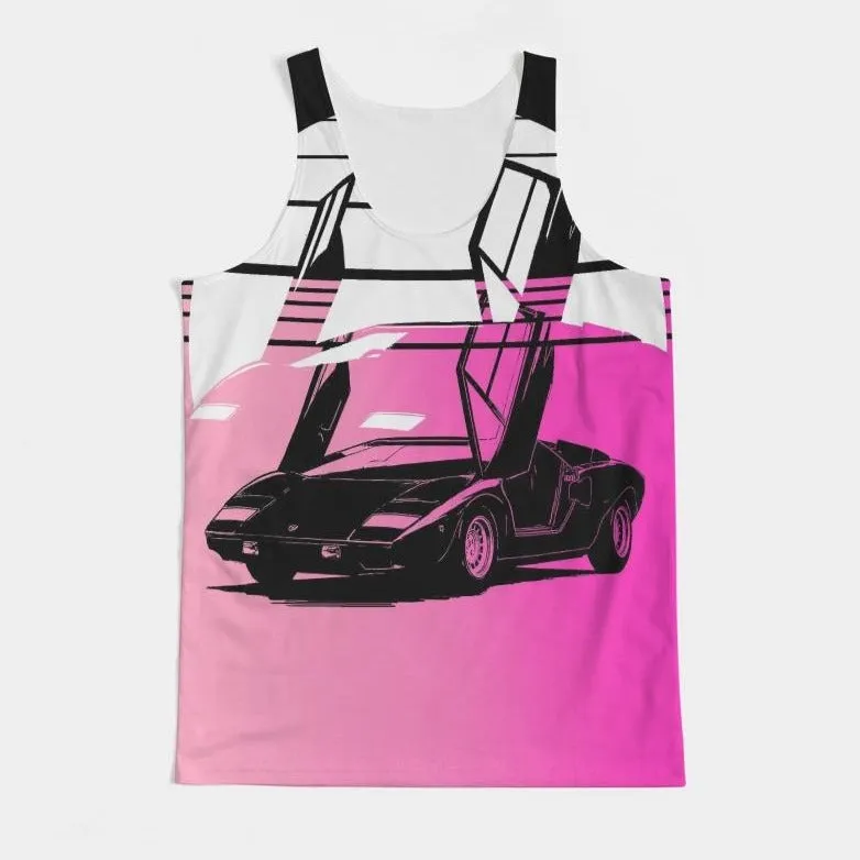 Lambo RetroWave Men's Sublimated Tank