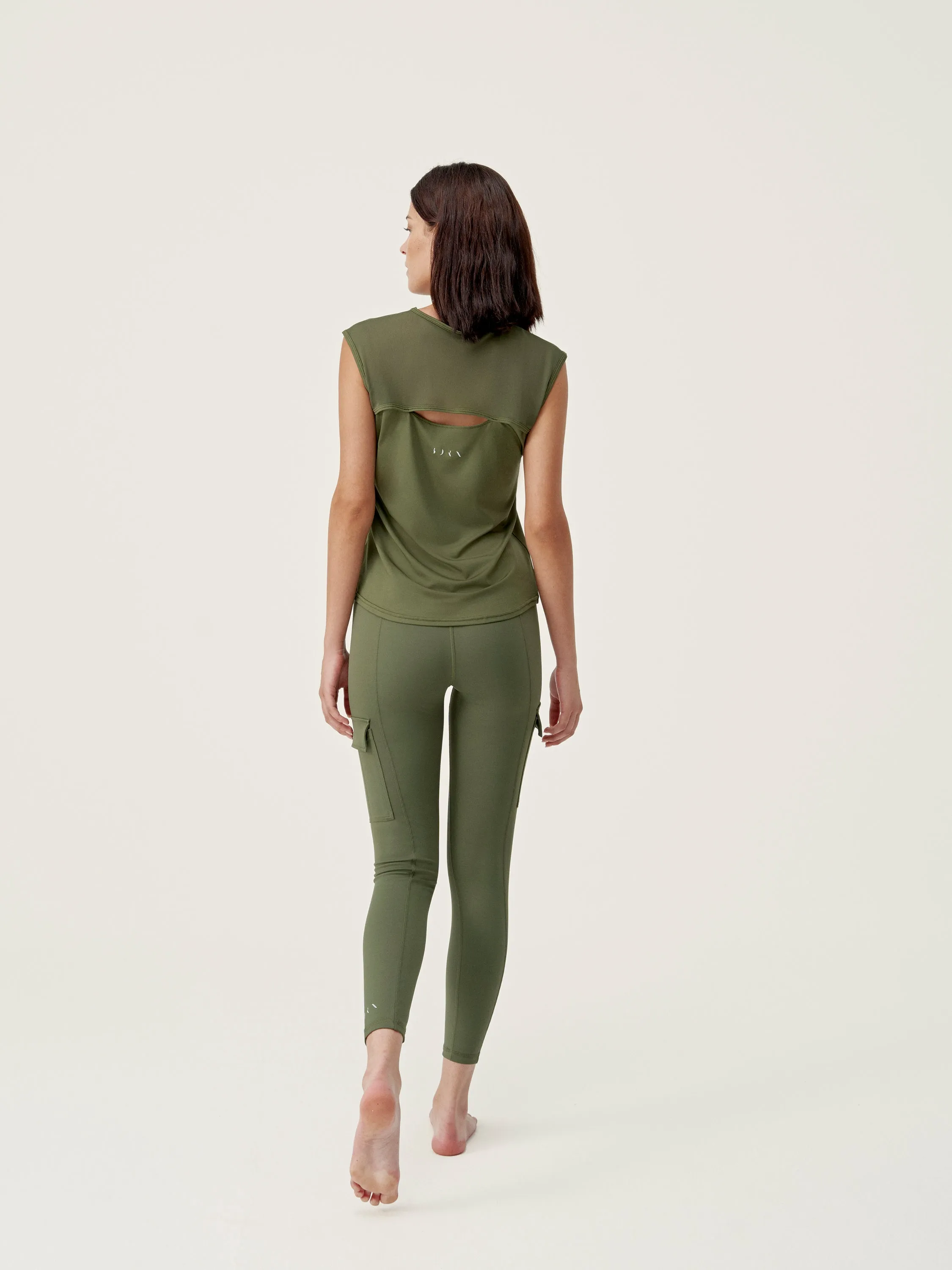 Legging Cargo - Olive Foncé