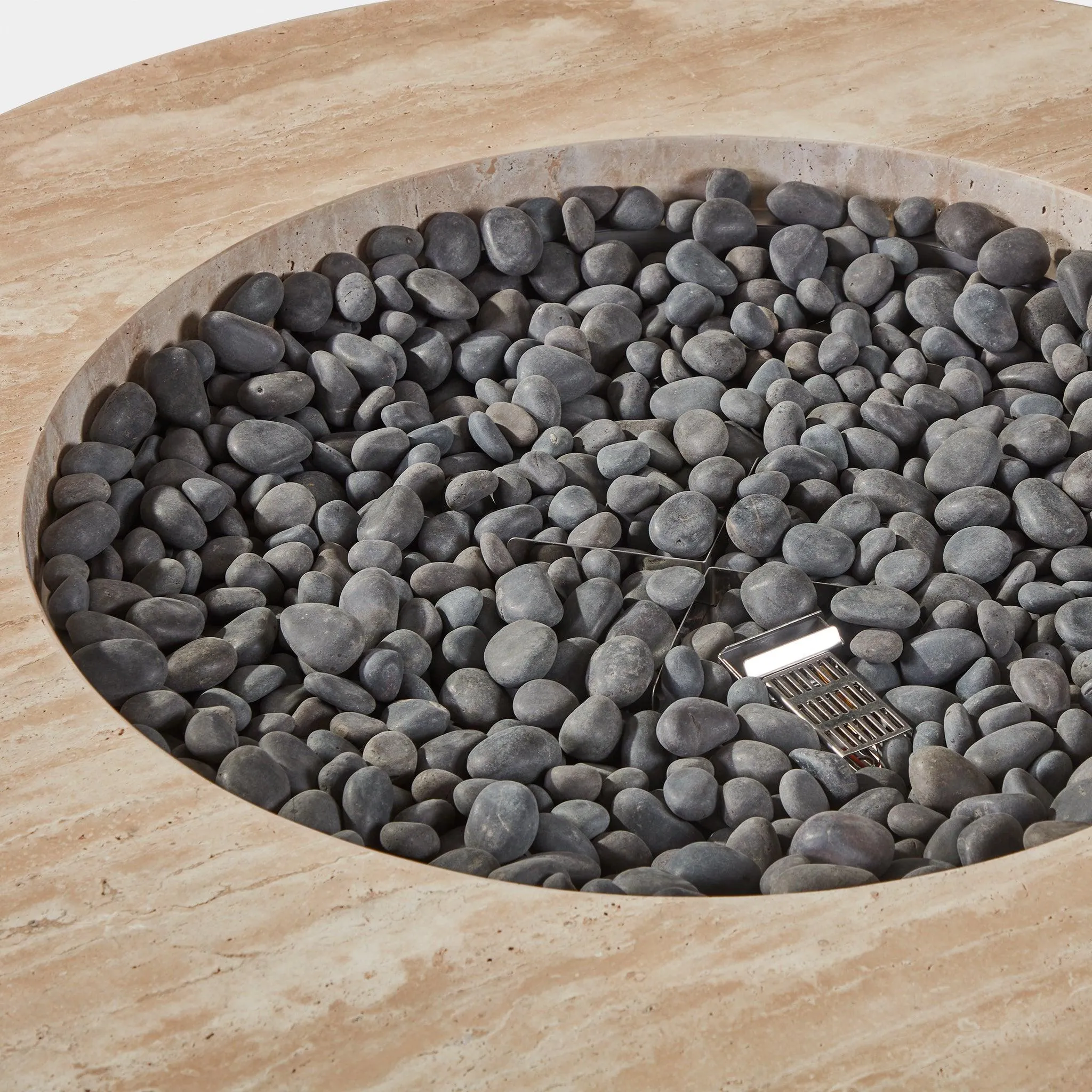 Mason Round Fire Table