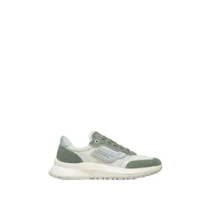 Men's Demmy-T Leather & Fabric Sneakers, Sage/White/Blue