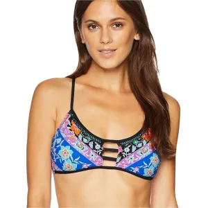 Nanette Lepore Strappy Bralette Bikini Swim Top S