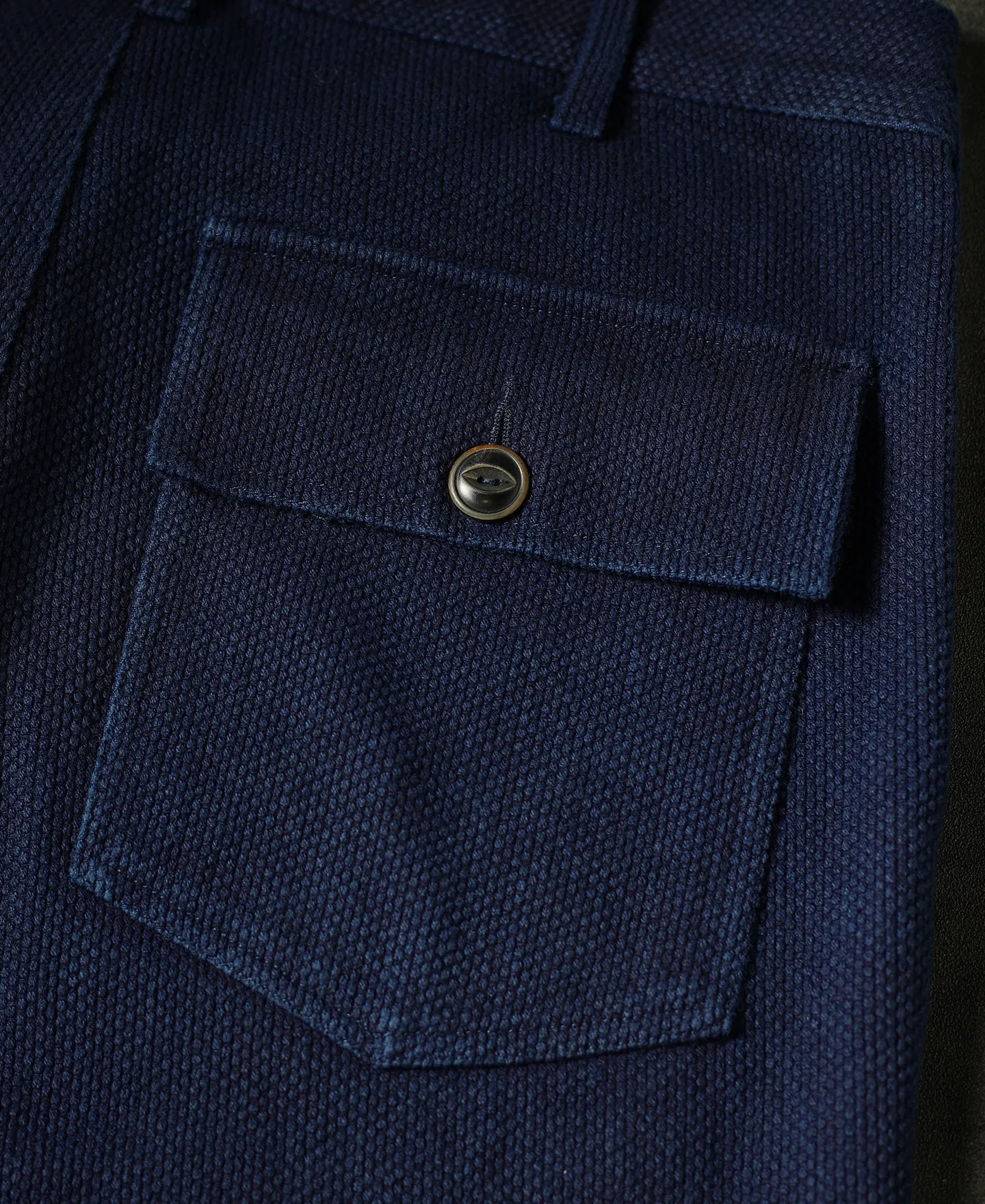 OG-107 Fatigue Pants - Indigo-Dyed Sashiko Version