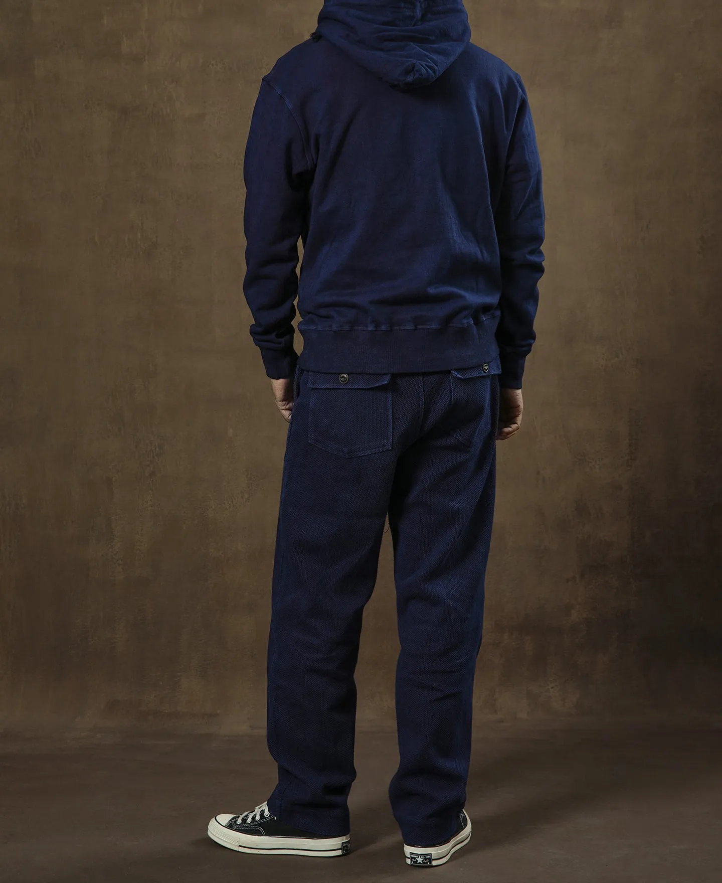 OG-107 Fatigue Pants - Indigo-Dyed Sashiko Version