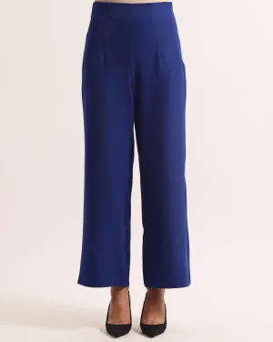 PANTALON LARGE AVEC ZIP CÔTÉ