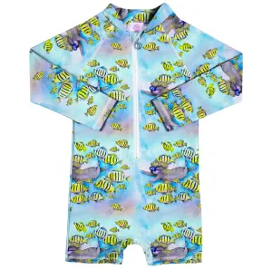 PREORDER Koala Reef Unisex Long Sleeve Zip Swimmers (Ships w/c 2nd Dec)