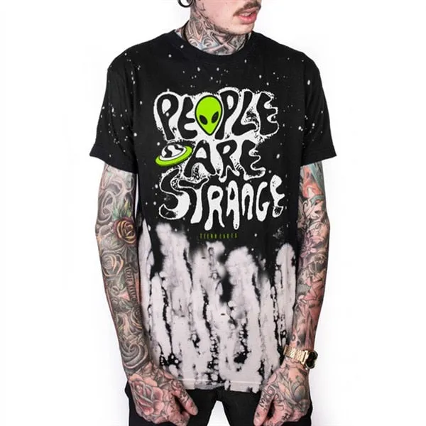 Punk Rock Skull Printed Tees v1