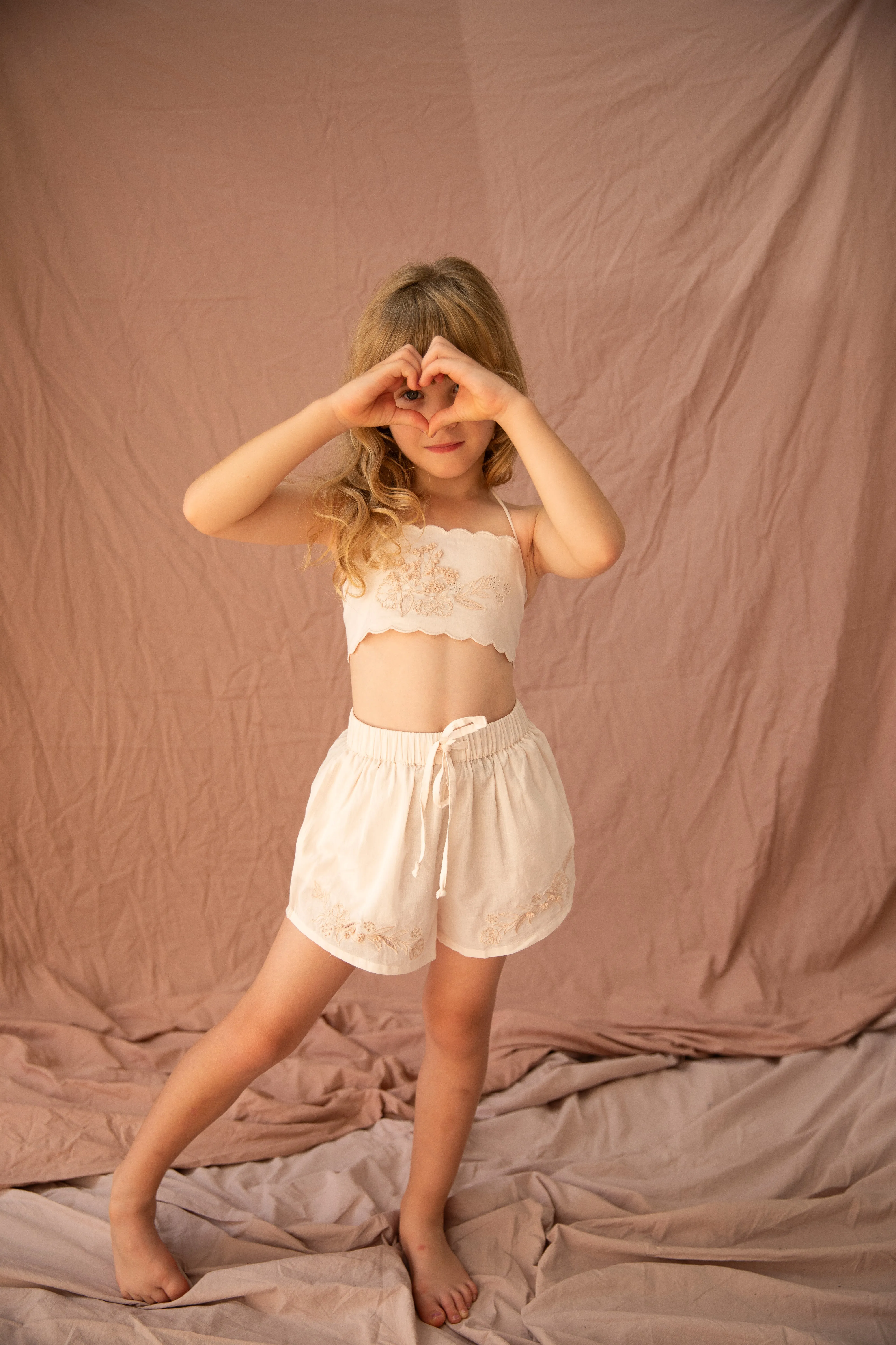 Rosa Shorts-Rose Quarts