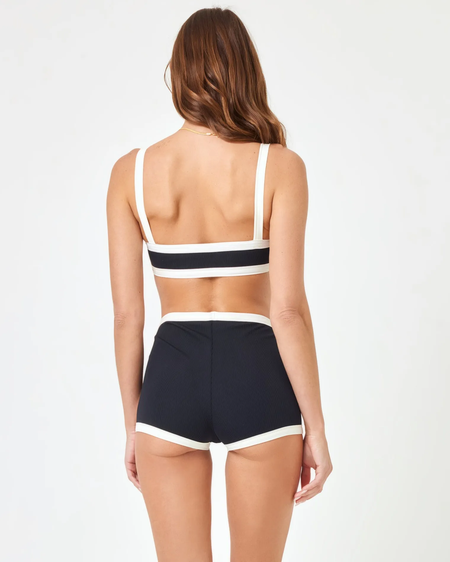 Sailor Bikini Bottom - Black-Cream