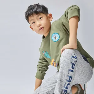 S.F.E.R.A - Kids 'Olive' Long Sleeves Poleron Paleron  Terry SweatShirt MG1118