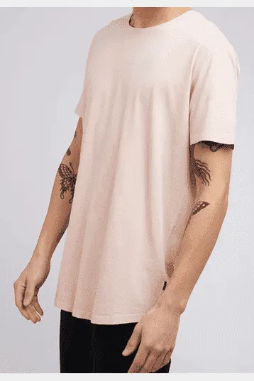 Silent theory acid tail tee - dusty pink